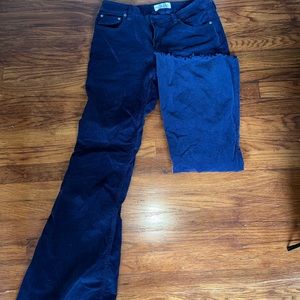 Free people flare corduroy pants!